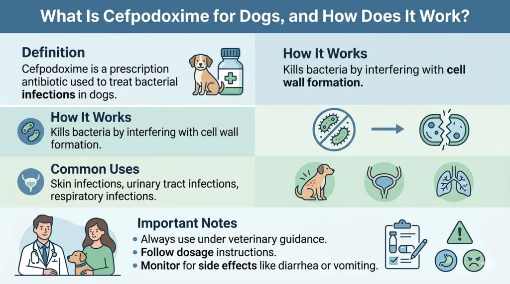 What Is Cefpodoxime for Dogs, and How Does It Work