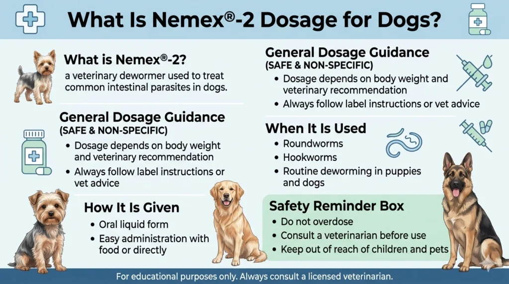 What Is Nemex-2 Dosage for Dogs