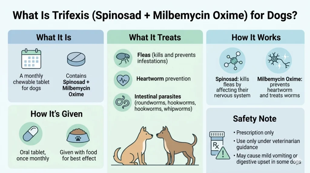 What Is Trifexis (Spinosad + Milbemycin Oxime) for Dogs