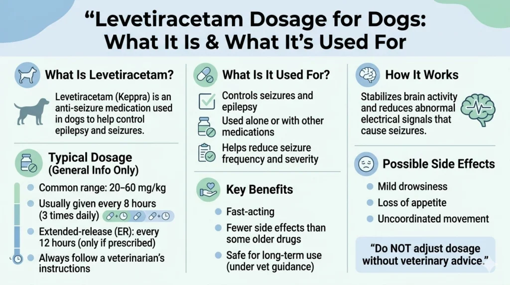 What is Levetiracetam Dosage for Dogs, and What is it Used For