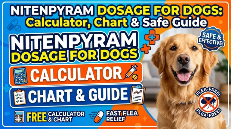 Nitenpyram Dosage For dogs: Calculator, Chart & Safe Guide 6 Nitenpyram Dosage For dogs