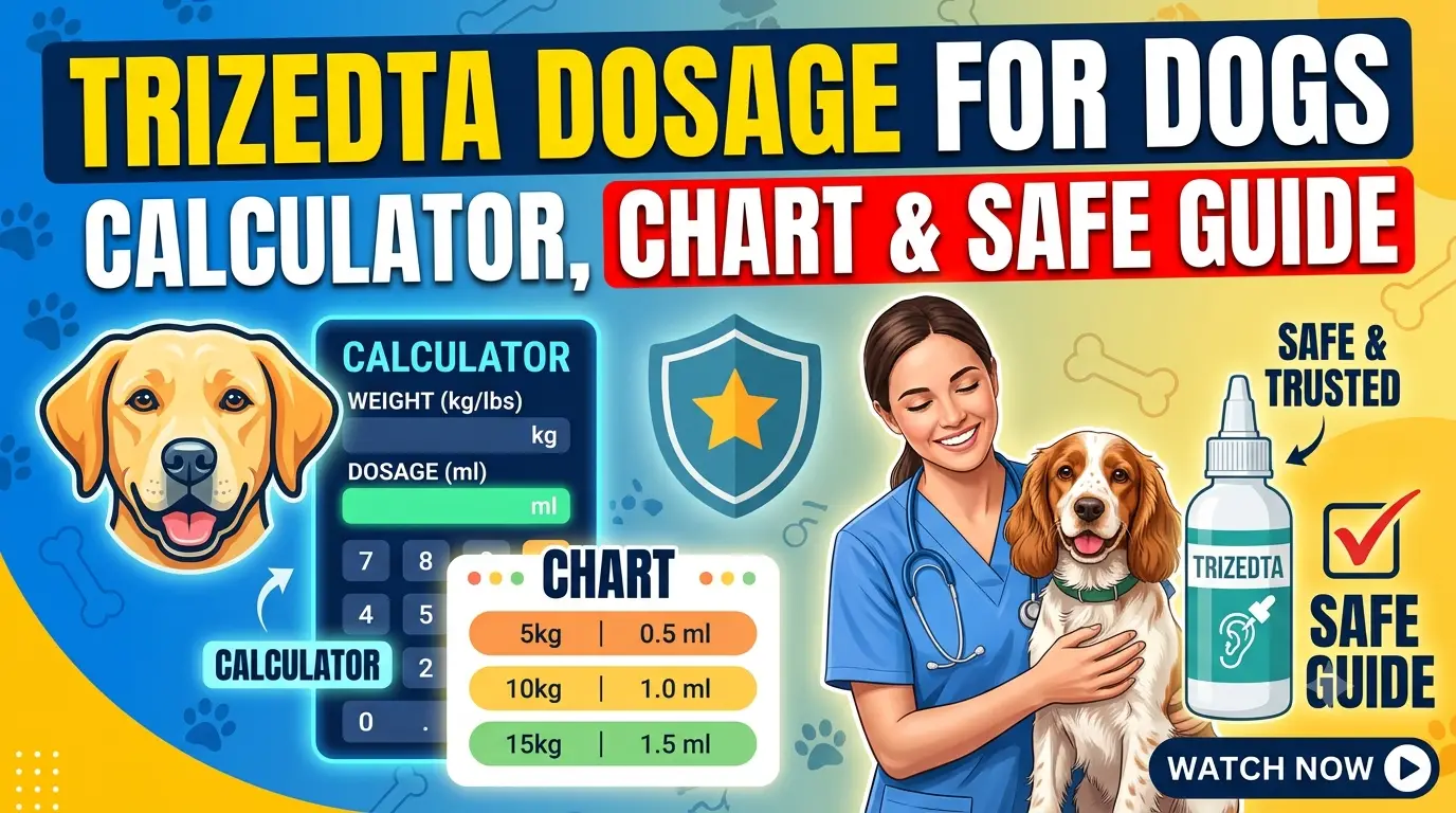 TrizEDTA Dosage For Dogs: Calculator, Chart & Safe Guide