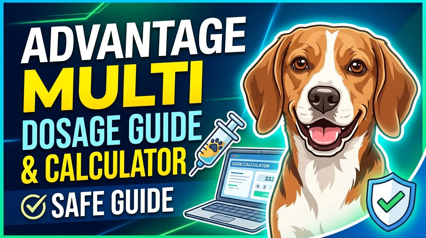 Advantage Multi Dosage For Dogs: Calculator & Safe Guide