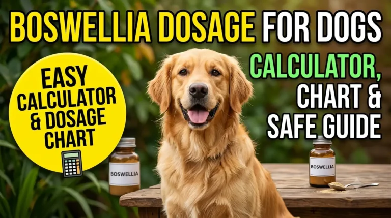 Boswellia Dosage For Dogs