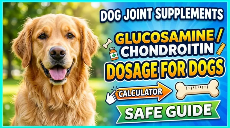 Glucosamine/Chondroitin Dosage For Dogs