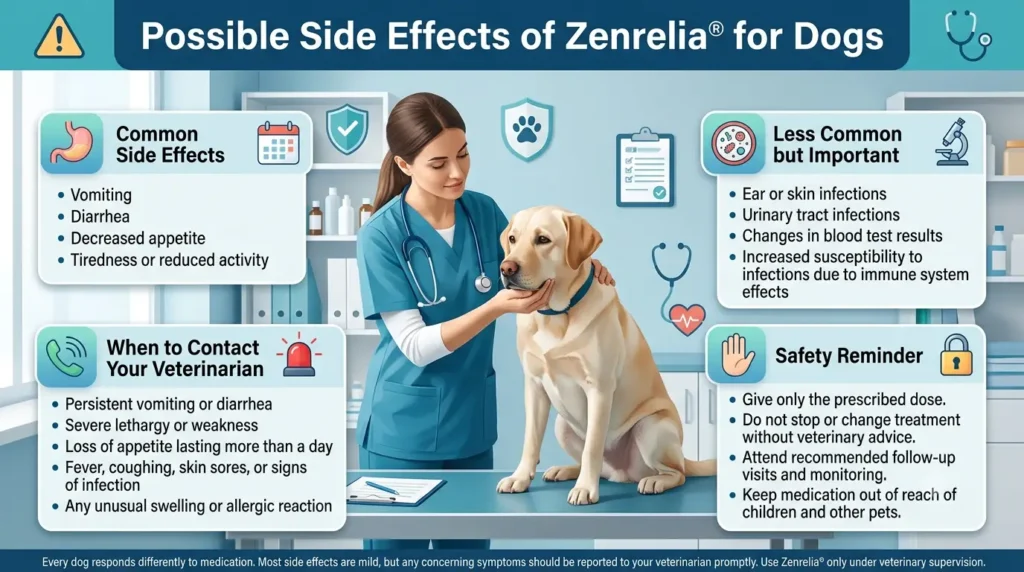 Zenrelia Dosage For Dogs: Calculator, Chart & Safe Guide 3 Possible Side Effects of Zenrelia for Dogs