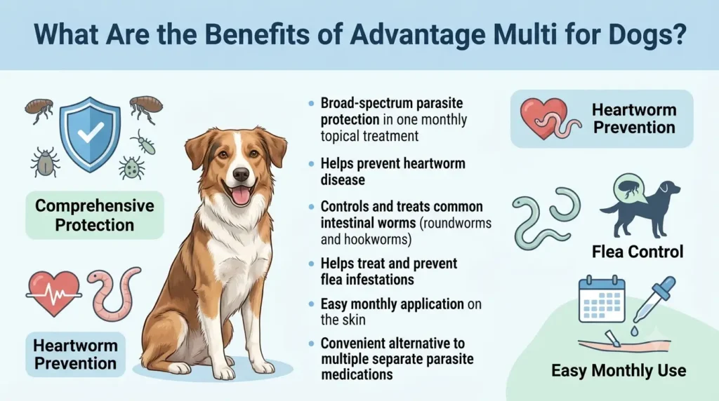 What Are the Benefits of Advantage Multi for Dogs