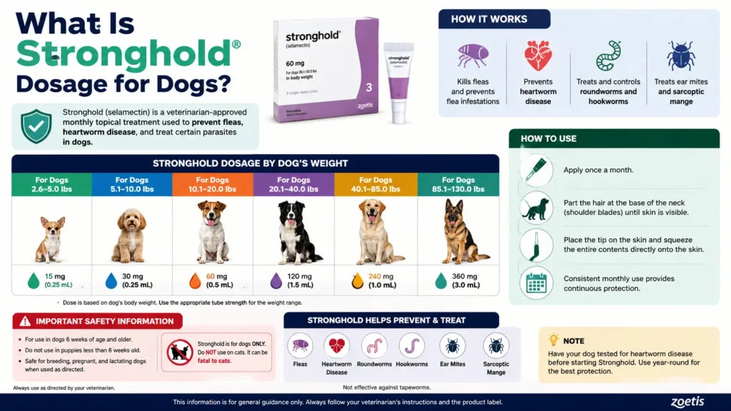 Stronghold Dosage For Dogs: Calculator, & Safe Guide 1 What Is Stronghold Dosage for Dogs