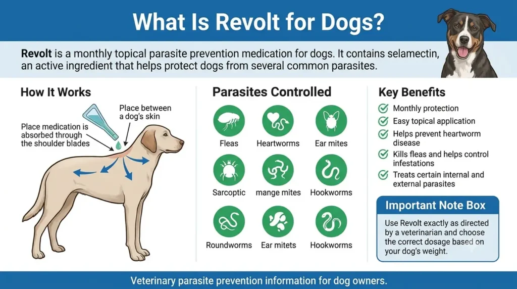 Revolt Dosage For Dogs Calculator: Safe Dosage Guide & Chart 1 What is Revolt Dosage for Dogs