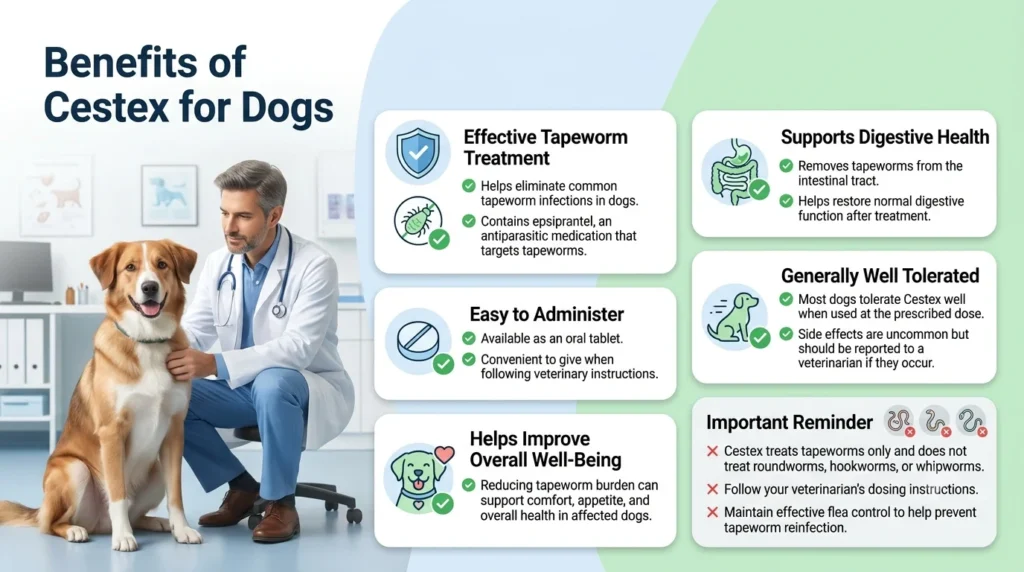 Cestex Dosage For Dogs: Calculator, Chart & Safe Guide 2 Benefits of Cestex for Dogs