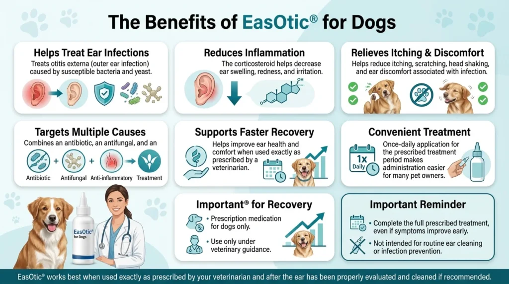 EasOtic Dosage For Dogs: Calculator, Chart & Safe Guide 3 Benefits of EasOtic® for Dogs