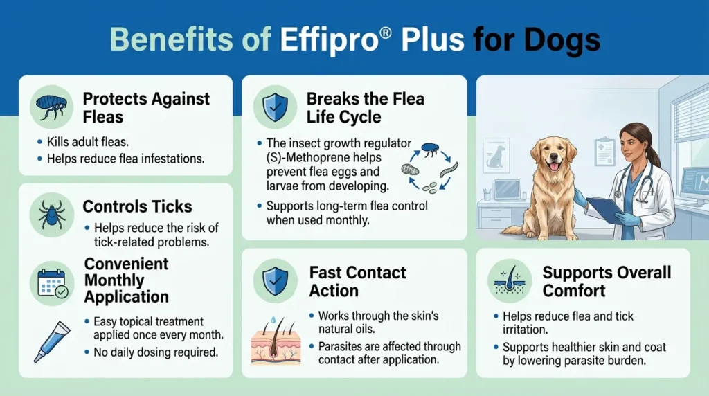Benefits of Effipro® Plus for Dogs