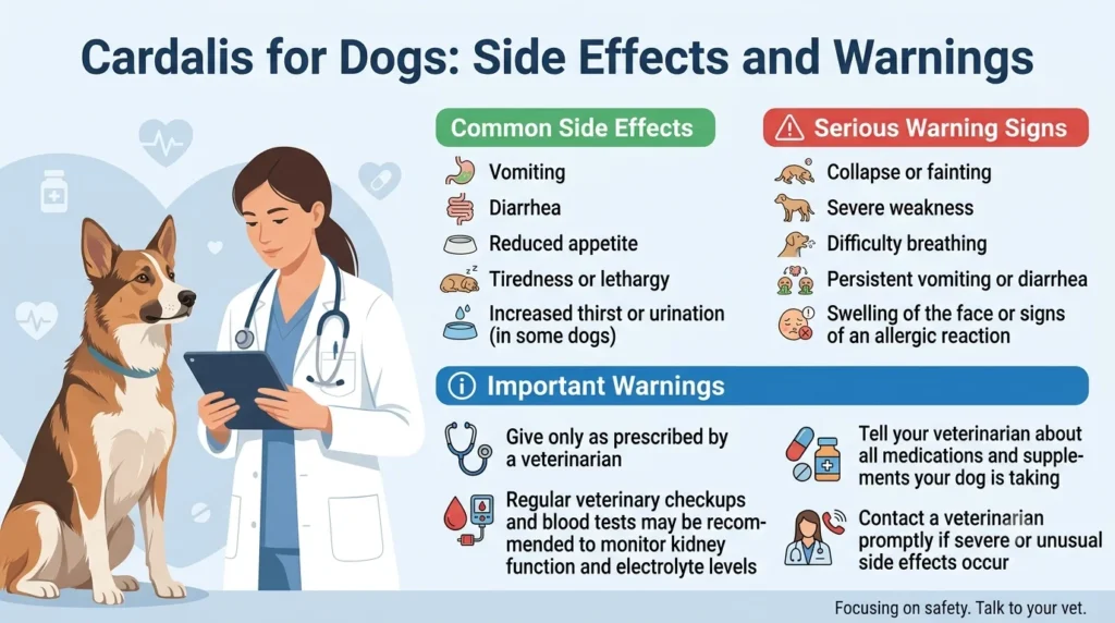 Cardalis for Dogs Side Effects and Warnings