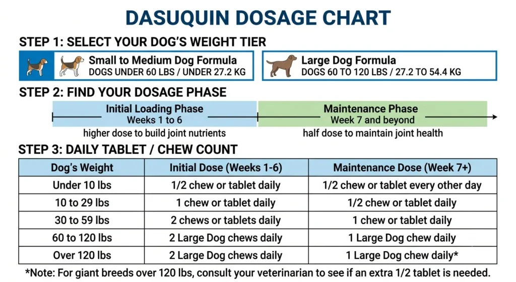 Dasuquin Dosage Chart for Dogs By Weight