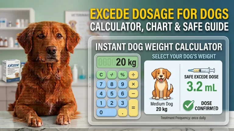 Excede Dosage For Dogs: Calculator, Chart & Safe Guide 10 Excede Dosage For Dogs