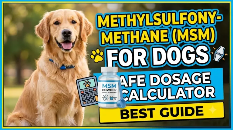 Methylsulfonylmethane Dosage For Dogs