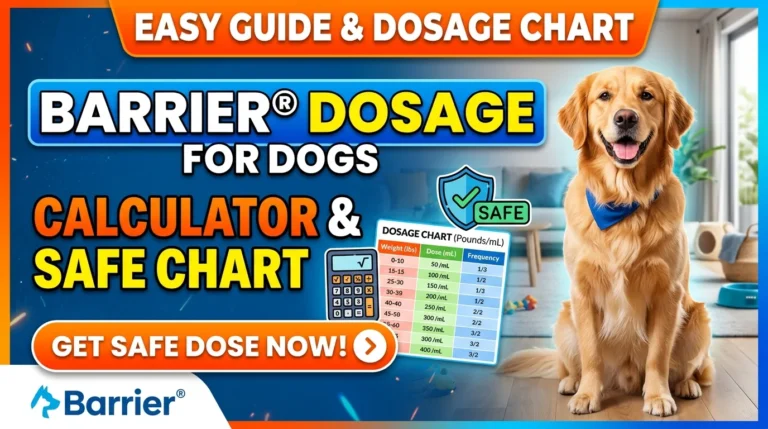 Barrier® Dosage For Dogs