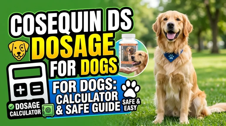 Cosequin DS Dosage Dosage For Dogs