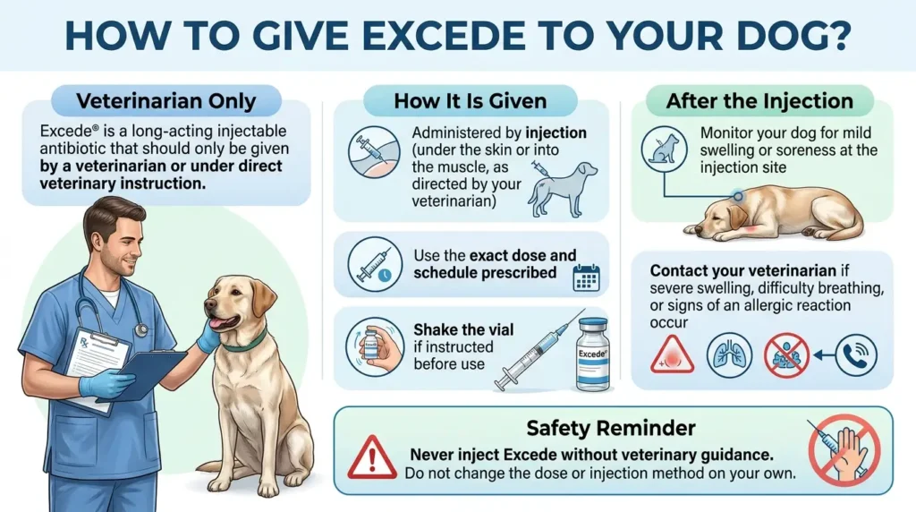 How to Give Excede to my Dog