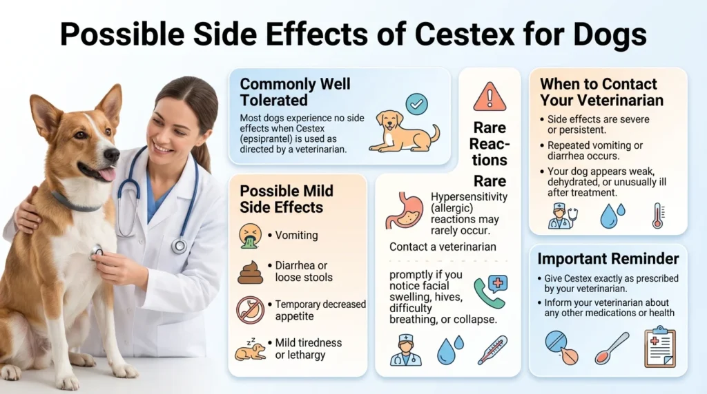 Cestex Dosage For Dogs: Calculator, Chart & Safe Guide 3 Possible Side Effects of Cestex for Dogs