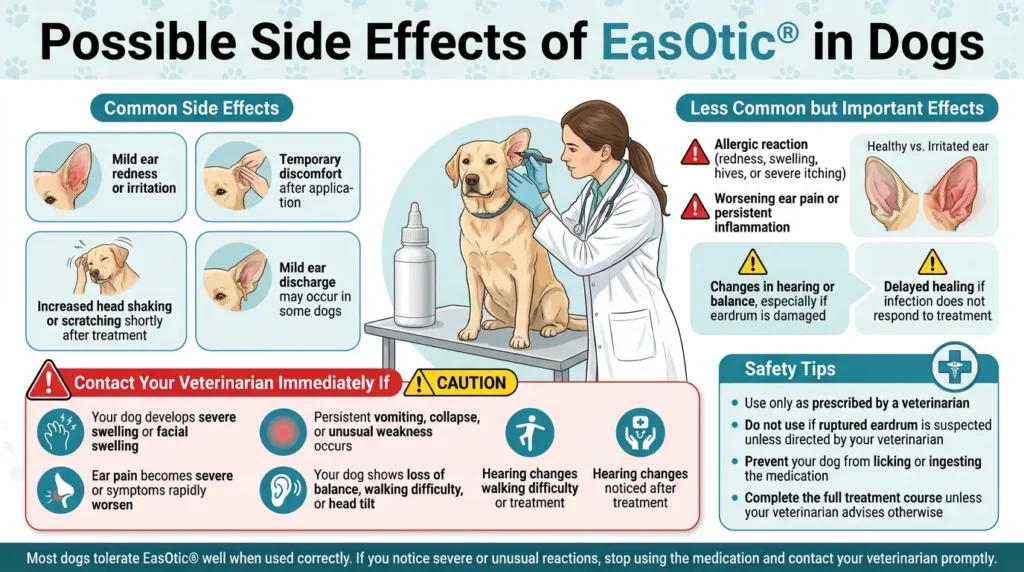 EasOtic Dosage For Dogs: Calculator, Chart & Safe Guide 4 Possible Side Effects of EasOtic® in Dogs