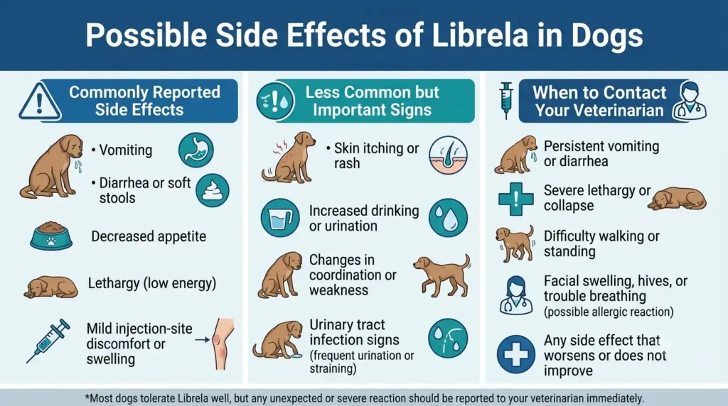 Possible Side Effects of Librela in Dogs