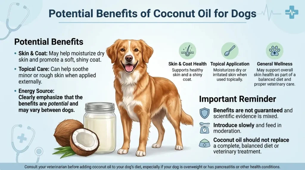 Coconut Oil Dosage for Dogs: Safe Guide & Calculator 2 Potential Benefits of Coconut Oil for Dogs