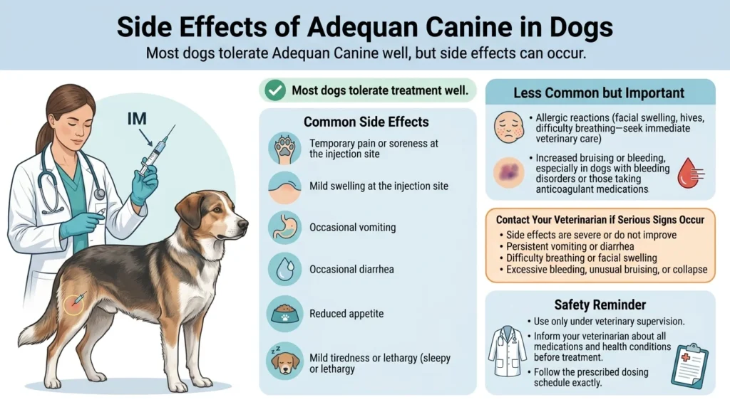 Adequan Canine Dosage For Dogs: Calculator & Safe Guide 4 Side Effects of Adequan Canine in Dogs