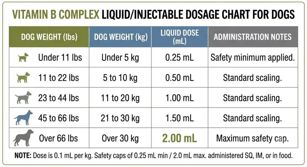 Vitamin B Complex Dosage For Dogs Calculator & Safe Guide 4 Vitamin B Complex Dosage Chart For Dogs By Weight