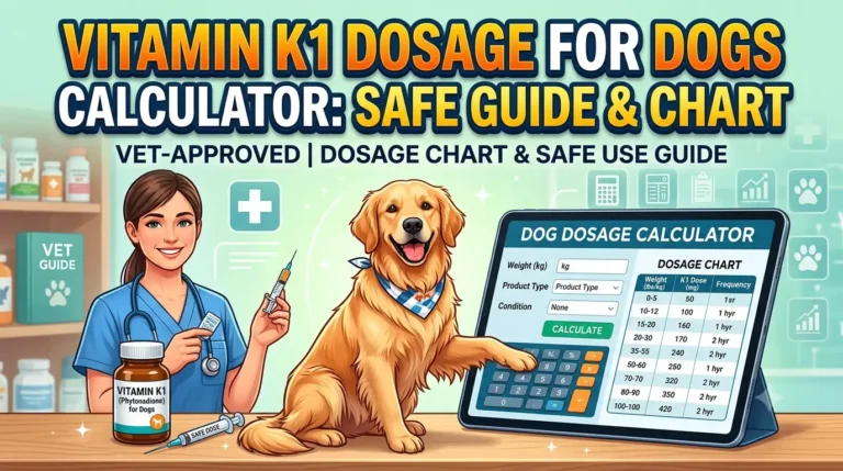 Vitamin K1 Dosage For Dogs