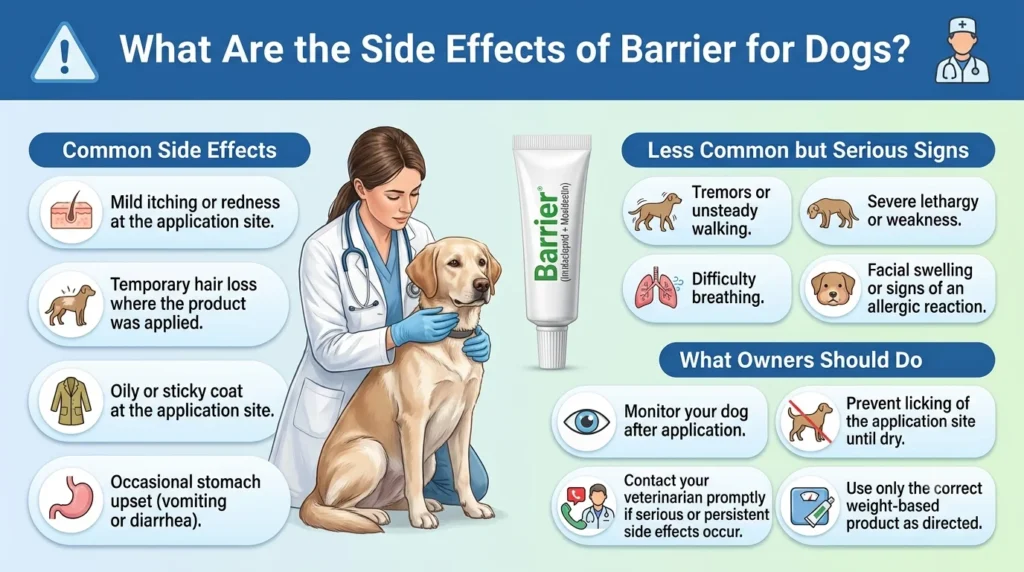 What Are the Side Effects of Barrier for Dogs