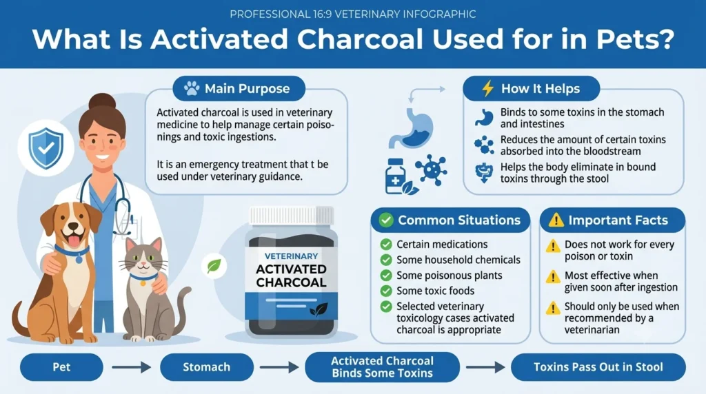 What Is Activated Charcoal Used for in Pets