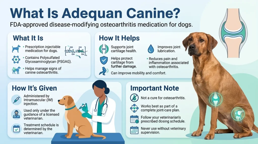 Adequan Canine Dosage For Dogs: Calculator & Safe Guide 1 What Is Adequan Canine?