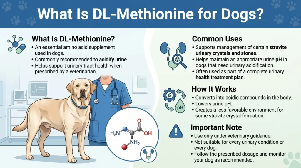 DL-Methionine Dosage For Dogs: Calculator & Safe Guide 1 What Is DL-Methionine Dosage For Dogs