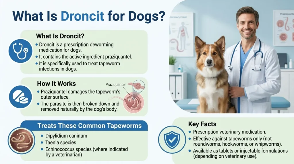 What Is Droncit Dosage for Dogs