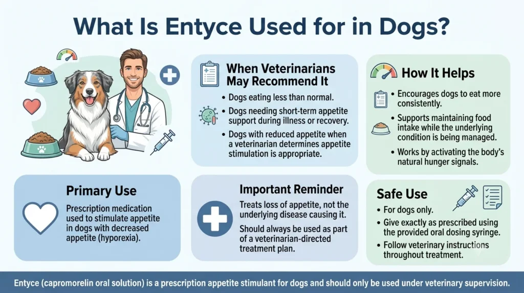 What Is Entyce Used for in Dogs