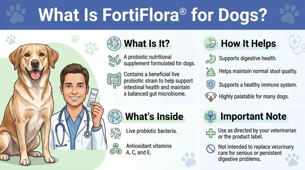 Fortiflora Dosage For Dogs: Calculator and Complete Guide 1 What Is FortiFlora Dosage For Dogs