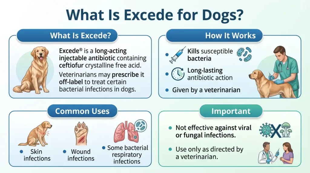 What is Excede dosage for Dogs?