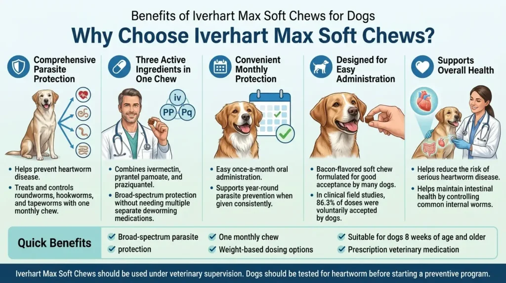 Benefits of Iverhart Max Soft Chews