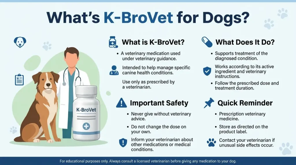 KBroVet Dosage For Dogs: Calculator, Chart & Safe Guide 1 What's KBroVet Dosage for Dogs