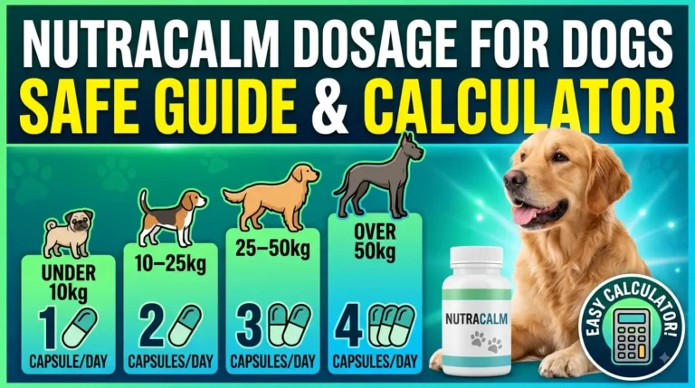 Nutracalm Dosage For Dogs: Calculator, Chart & Safe Guide 8 Nutracalm Dosage For Dogs