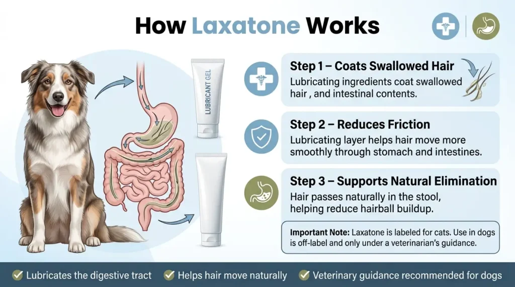 Laxatone Dosage For Dogs: Calculator, Chart & Safe Guide 2 How Laxatone Works