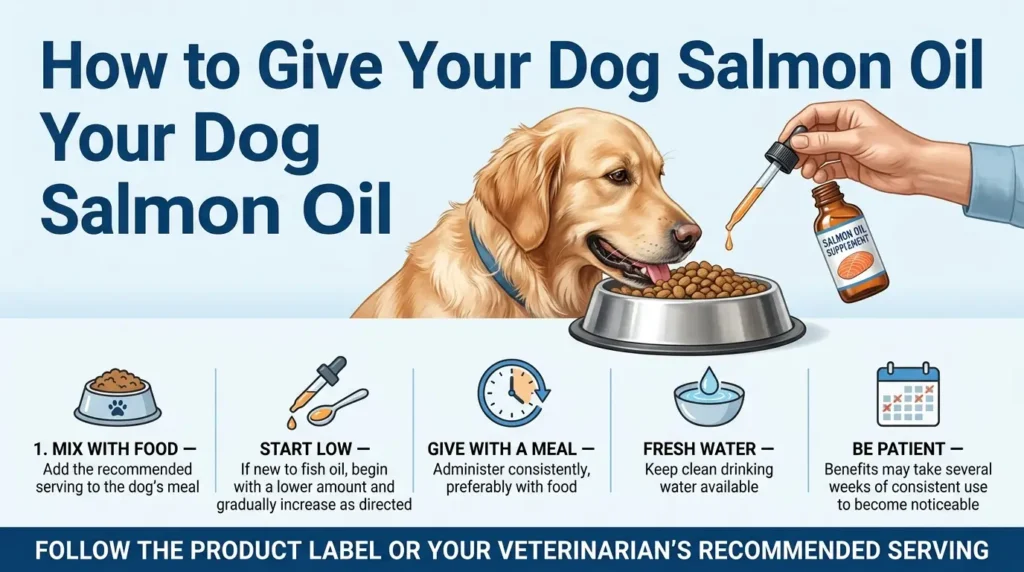 How To Give Your Dog Salmon Oil