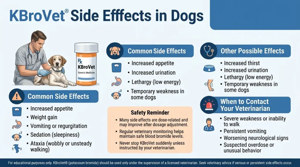KBroVet Dosage For Dogs: Calculator, Chart & Safe Guide 3 KBroVet Side Effects in Dogs