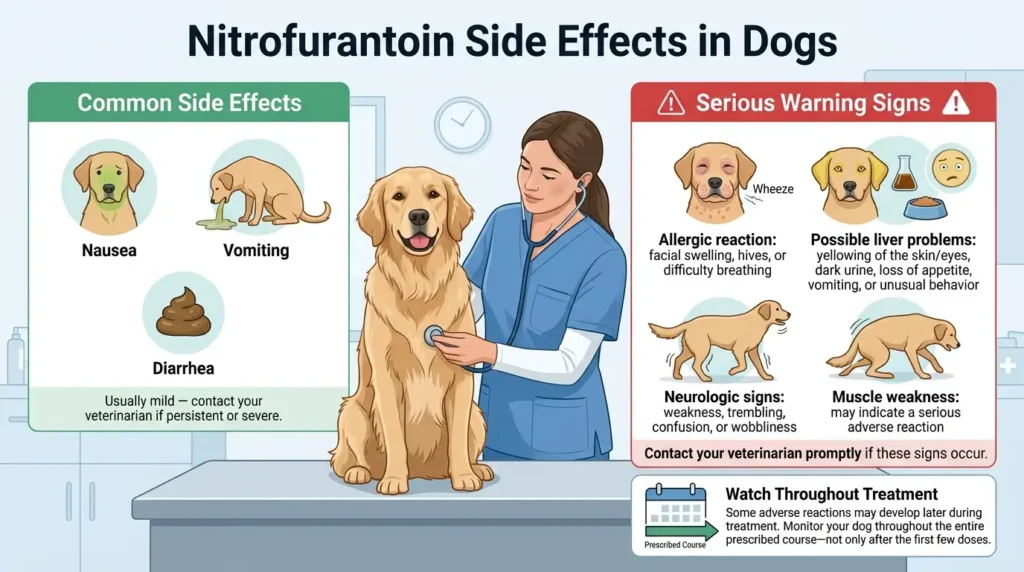 Side Effects of Nitrofurantoin in Dogs