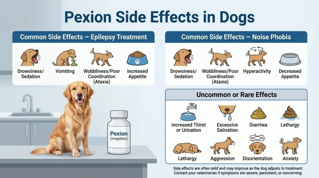 Side Effects of Pexion in Dogs