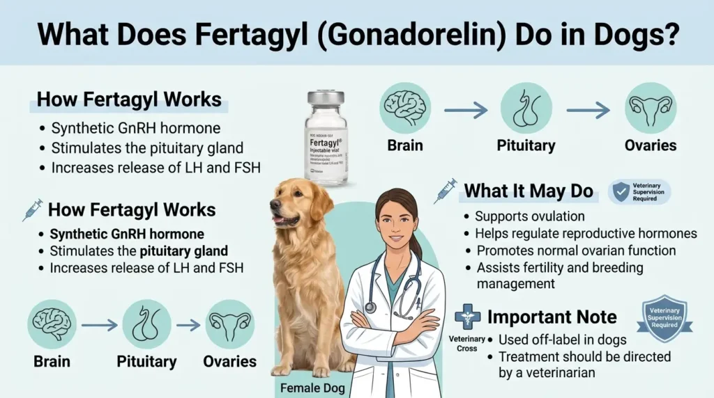 Fertagyl Dosage For Dogs: Calculator, Chart & Safe Guide 3 What Does Fertagyl (Gonadorelin) Do in Dogs